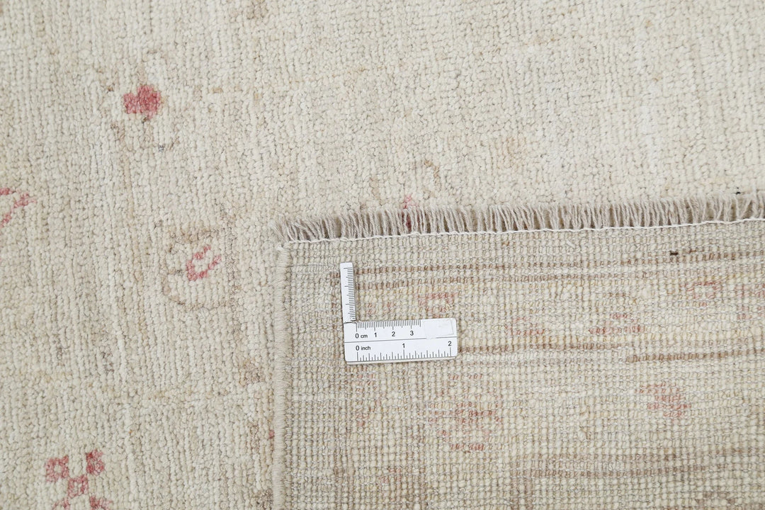 Afghan Oushak Rug 8' 9" x 11' 6" Hand-Knotted | No. AT49696