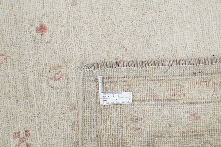 Afghan Oushak Rug 8' 9" x 11' 6" Hand-Knotted | No. AT49696