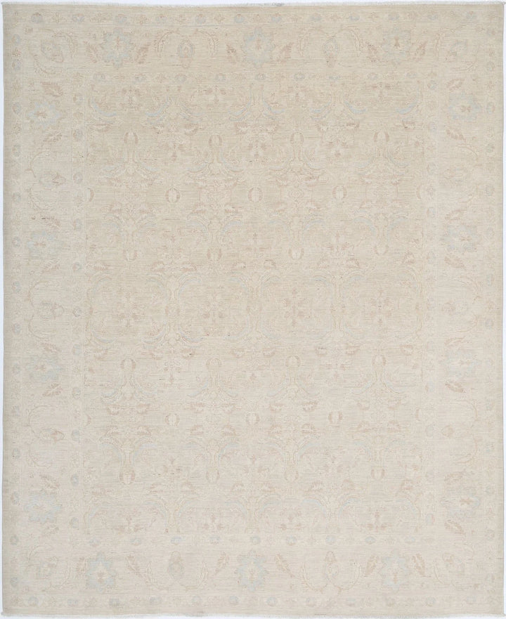 Afghan Serenity Rug 8' 3" x 10' 1" Hand-Knotted | No. AT49707
