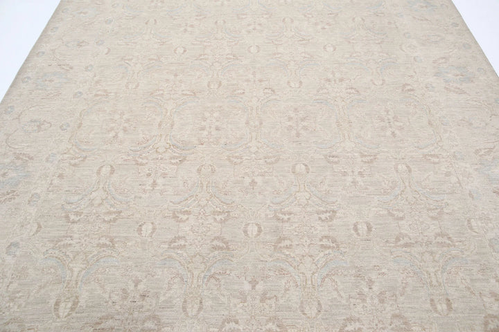 Afghan Serenity Rug 8' 3" x 10' 1" Hand-Knotted | No. AT49707