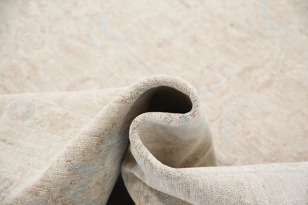 Afghan Serenity Rug 8' 3" x 10' 1" Hand-Knotted | No. AT49707