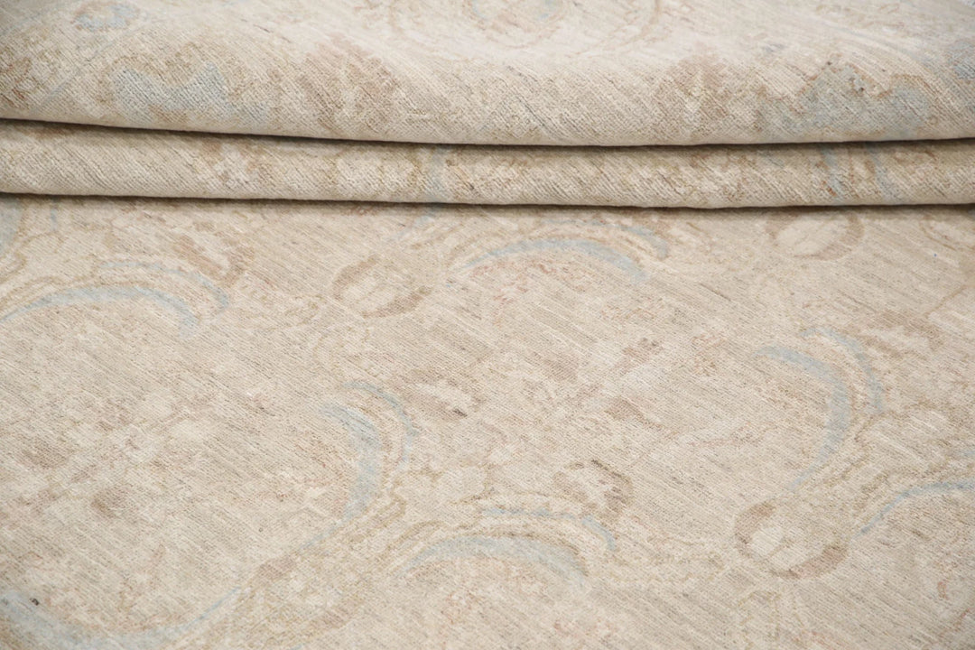 Afghan Serenity Rug 8' 3" x 10' 1" Hand-Knotted | No. AT49707