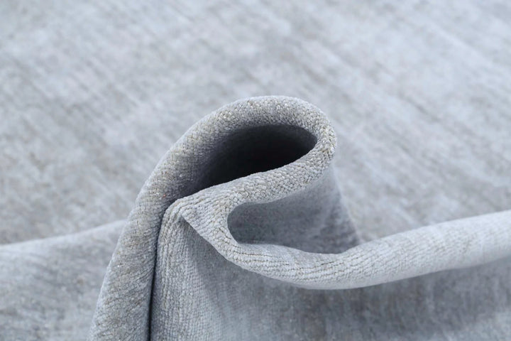 Grey Afghan Overdye Rug 8' 11" x 11' 4" Hand-Knotted | No. AT49782