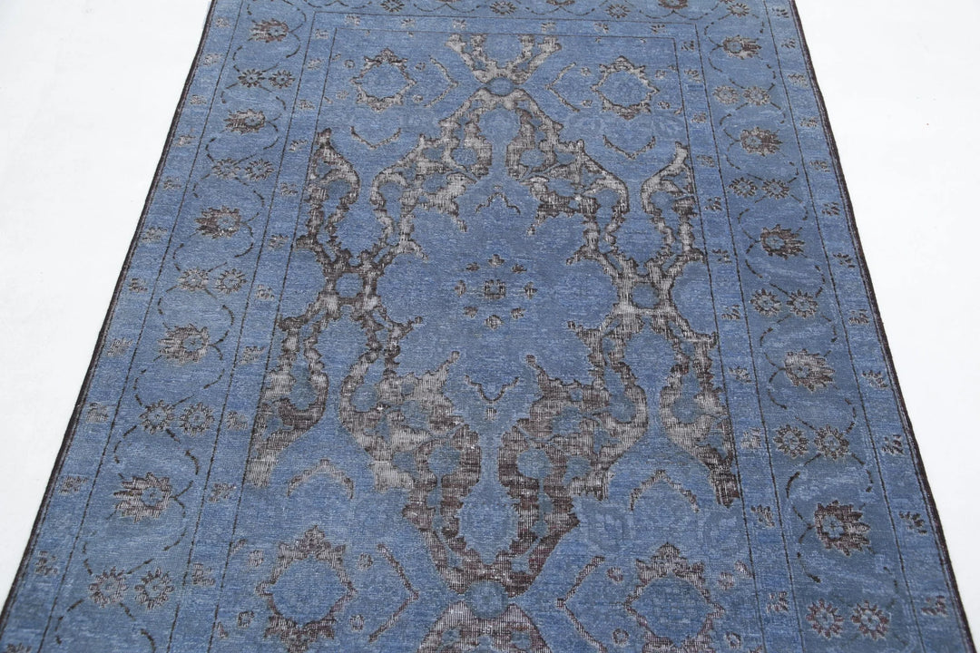 Afghan Oriental Rug 4' 1" x 6' 1" Hand-Knotted | No. AT49972