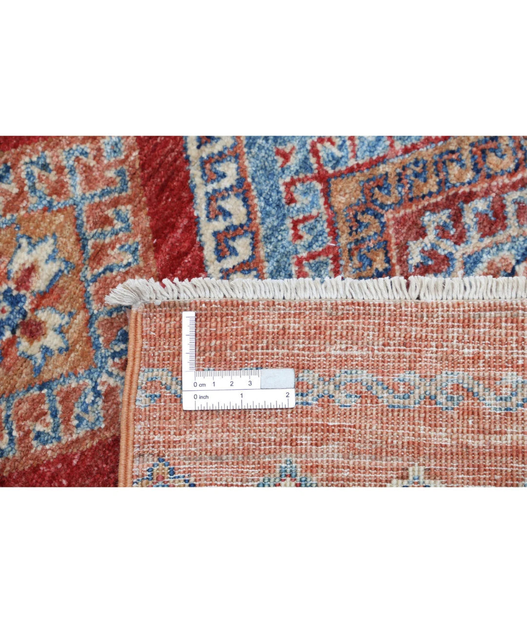 Afghan Khurjeen Rug 3' 3" x 4' 9" Hand-Knotted | No. AT50115