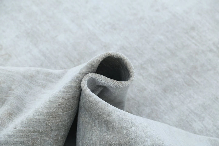 Grey Afghan Overdye Rug 5' 10" x 8' 3" Hand-Knotted | No. AT50136