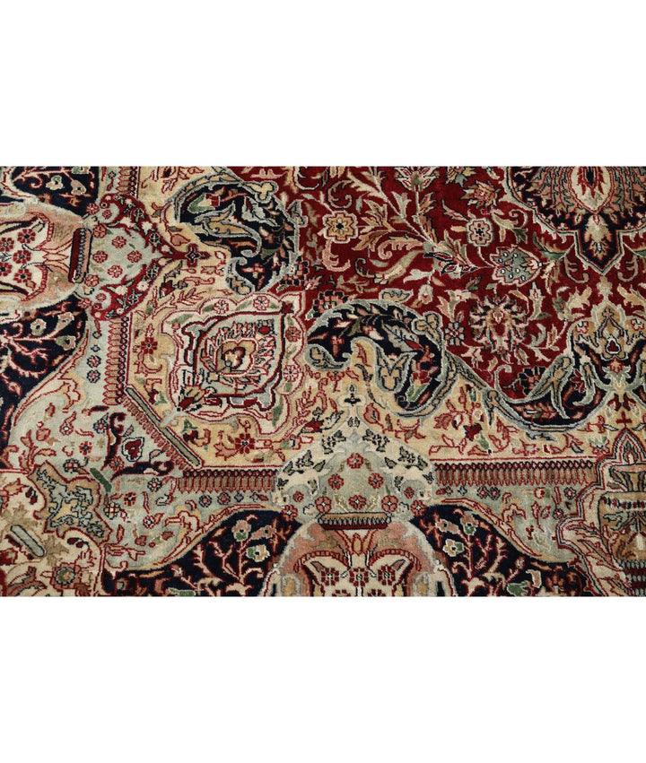 Persian Kashmar Rug 7' 9" x 11' 7" Hand-Knotted | No. AT50241