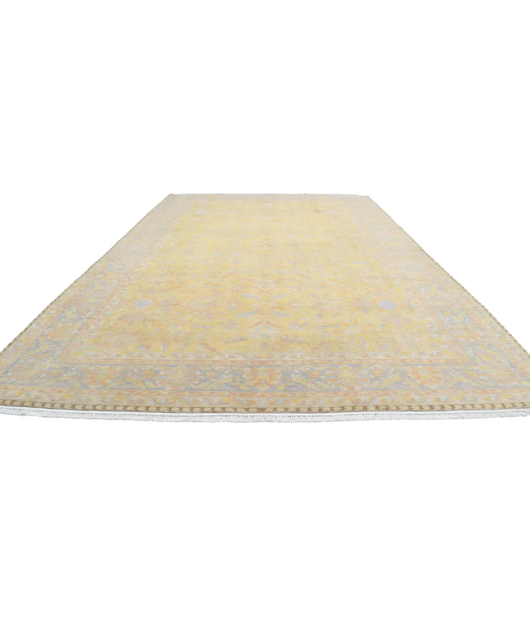 Indian Agra Rug 12' 0" x 18' 2" Hand-Knotted | No. AT50255