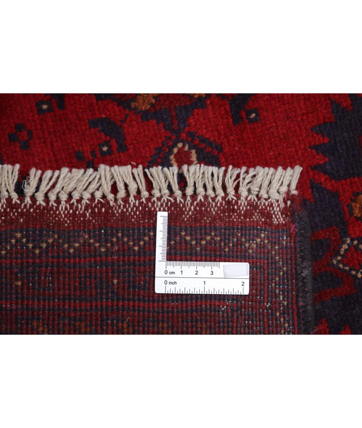 Afghan Khal Muhammadi Rug 4' 1" x 6' 1" Hand-Knotted | No. AT50338
