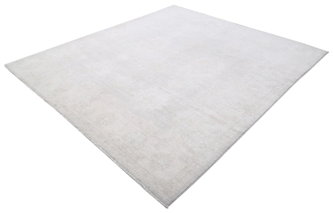 Afghan Oushak Rug 7' 10" x 9' 0" Hand-Knotted | No. AT50360