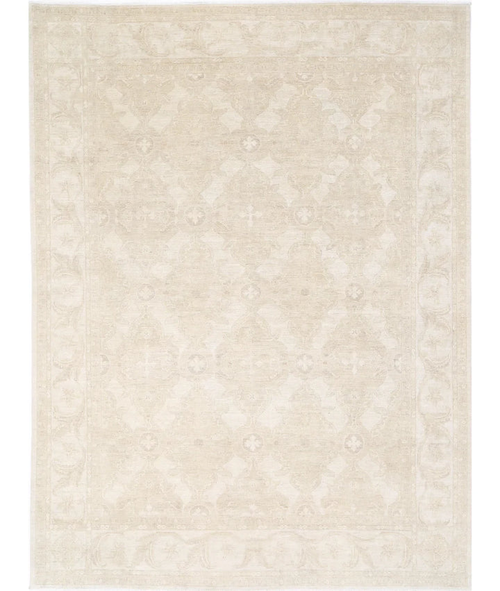 Brown Afghan Serenity Rug 9' 10" x 13' 4" Hand-Knotted | No. AT503908