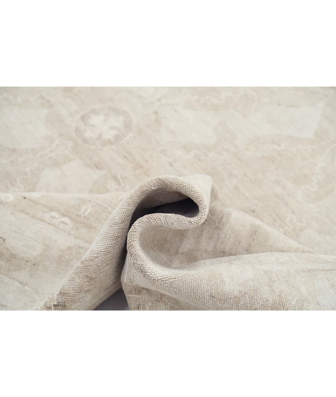 Brown Afghan Serenity Rug 9' 10" x 13' 4" Hand-Knotted | No. AT503908