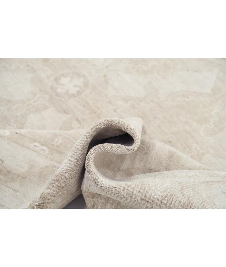 Brown Afghan Serenity Rug 9' 10" x 13' 4" Hand-Knotted | No. AT503908