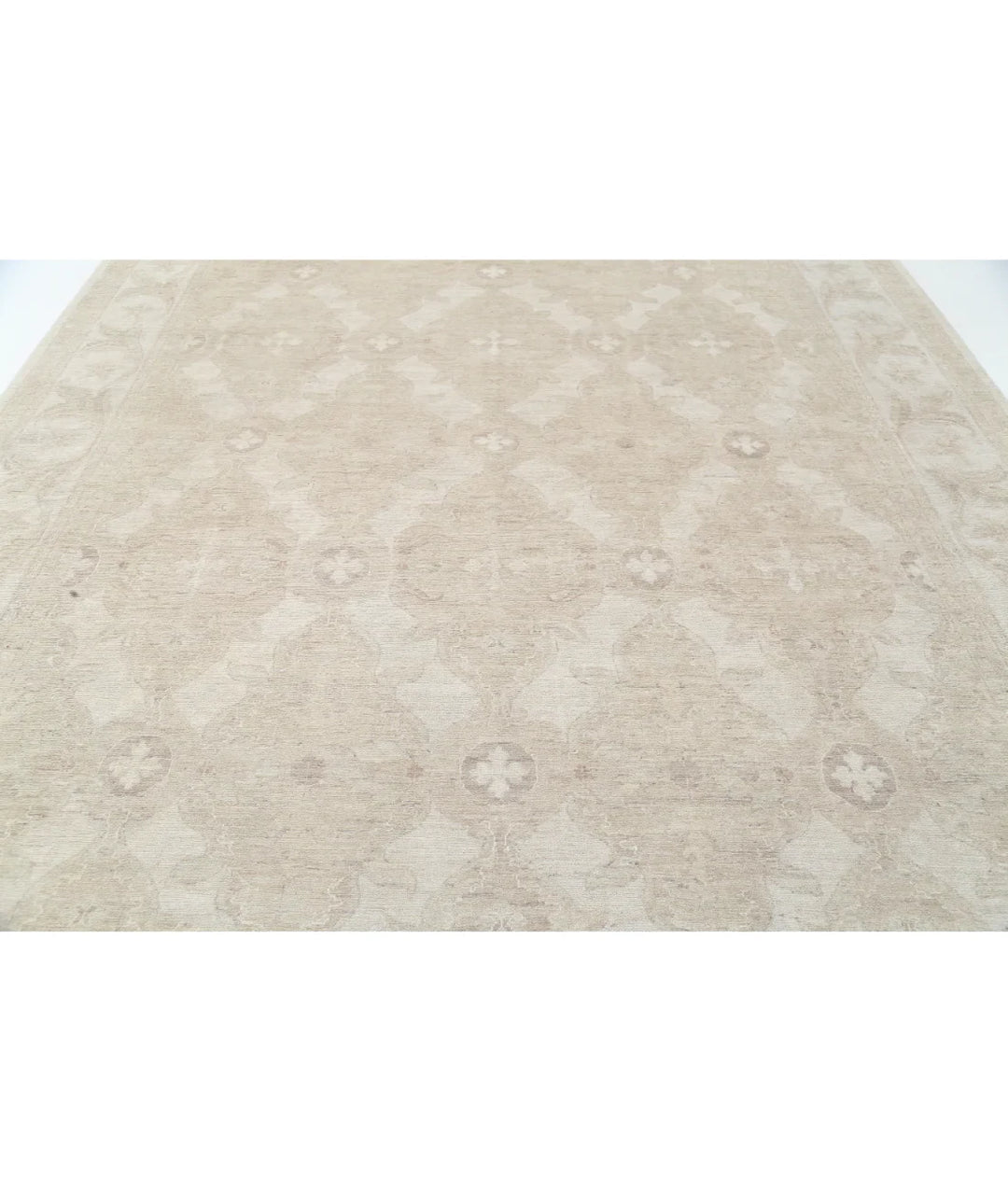 Brown Afghan Serenity Rug 9' 10" x 13' 4" Hand-Knotted | No. AT503908