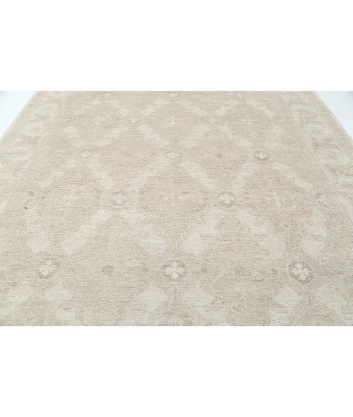 Brown Afghan Serenity Rug 9' 10" x 13' 4" Hand-Knotted | No. AT503908
