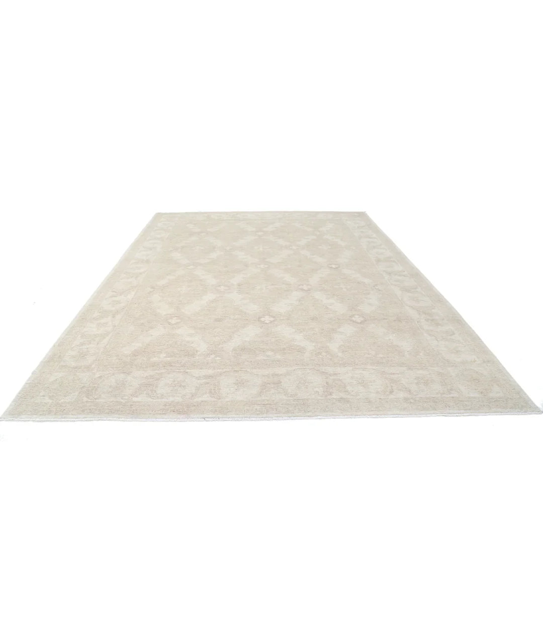 Brown Afghan Serenity Rug 9' 10" x 13' 4" Hand-Knotted | No. AT503908