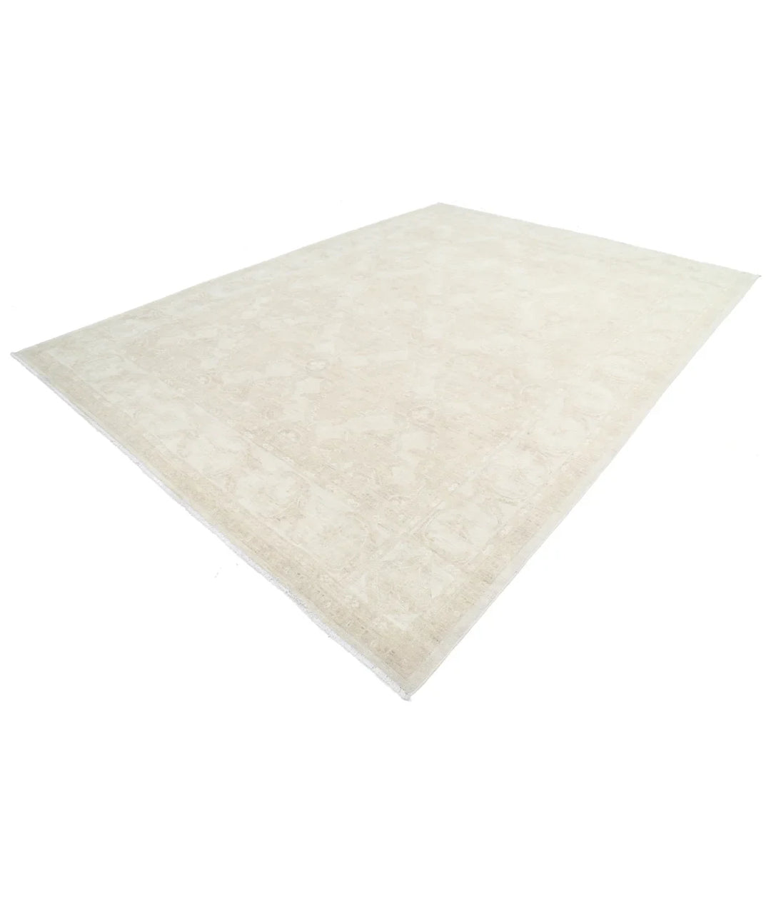 Brown Afghan Serenity Rug 9' 10" x 13' 4" Hand-Knotted | No. AT503908