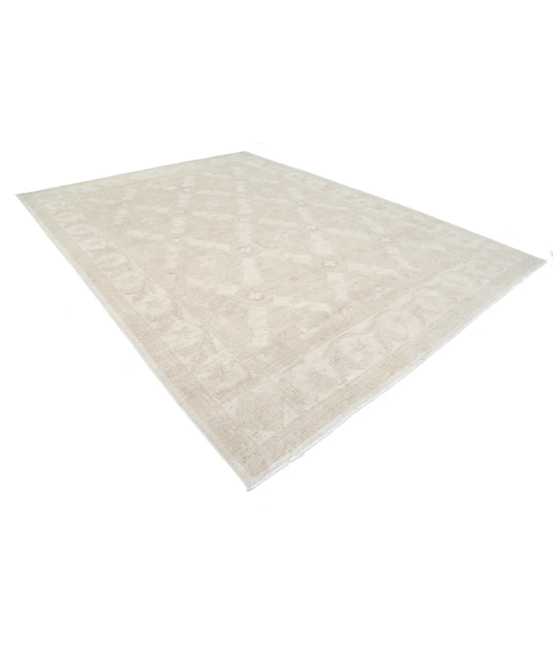 Brown Afghan Serenity Rug 9' 10" x 13' 4" Hand-Knotted | No. AT503908