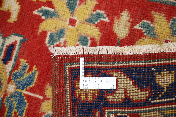 Red Afghan Ziegler Rug 2' 0" x 2' 10" Hand-Knotted | No. AT50422