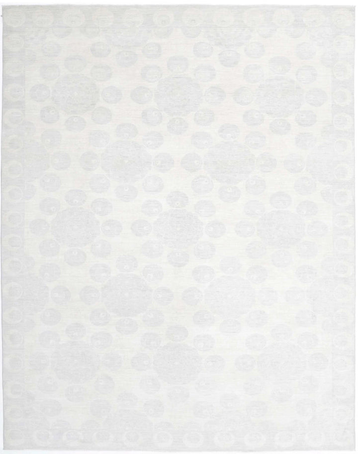 Afghan Serenity Rug 8' 11" x 11' 7" Hand-Knotted | No. AT50428