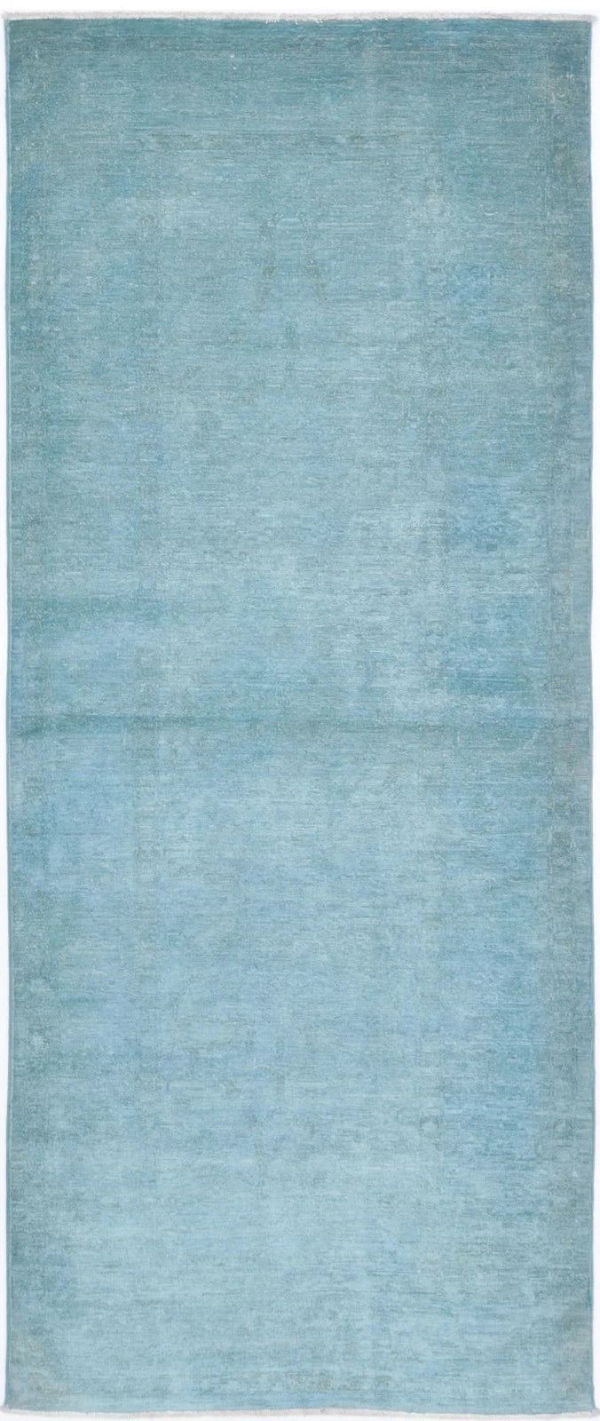 Afghan Overdye Rug 3' 0" x 7' 9" Hand-Knotted | No. AT50488
