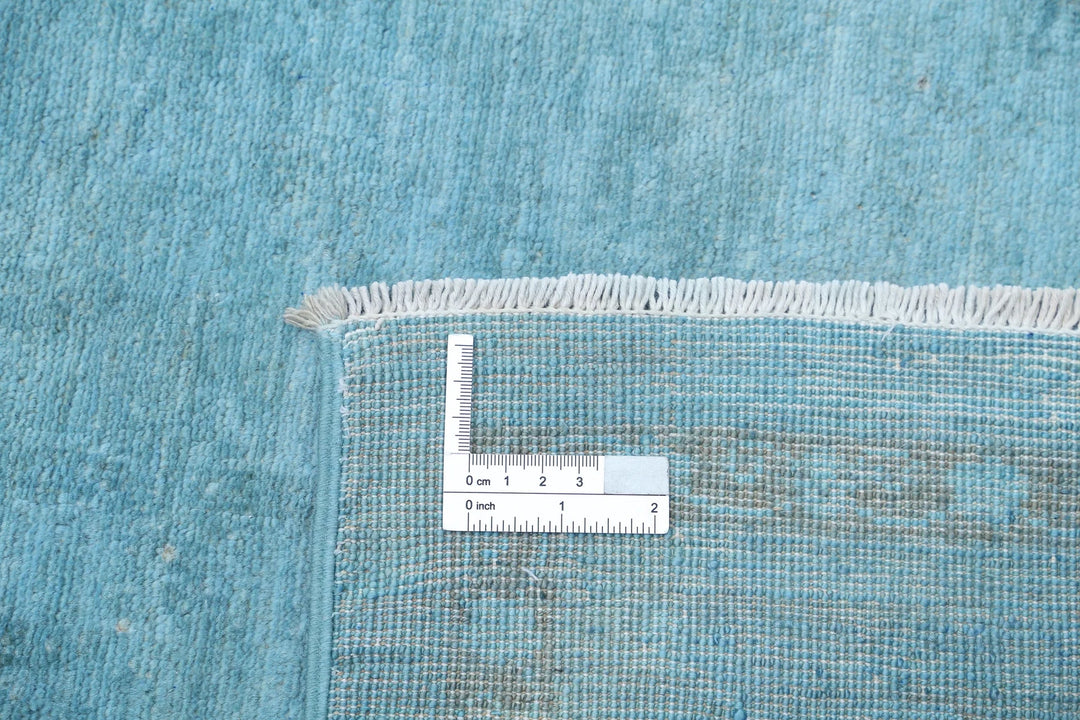 Afghan Overdye Rug 3' 0" x 7' 9" Hand-Knotted | No. AT50488