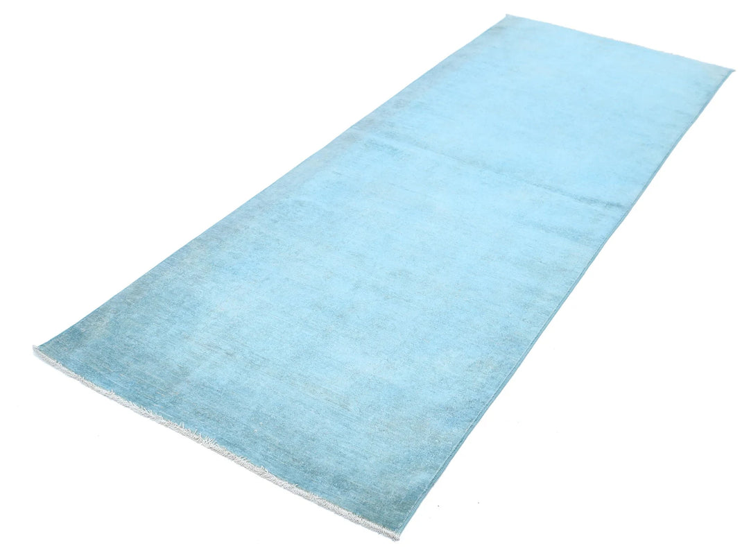 Afghan Overdye Rug 3' 0" x 7' 9" Hand-Knotted | No. AT50488