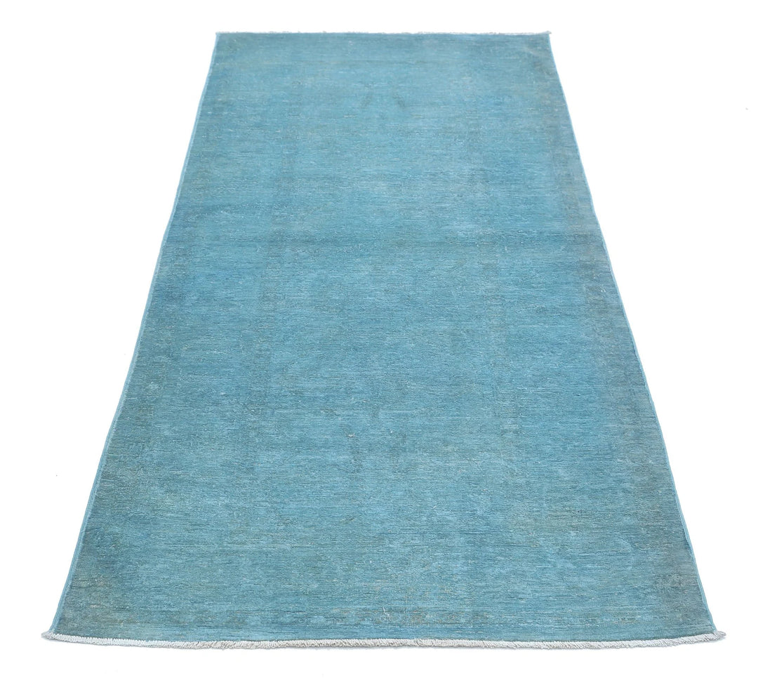 Afghan Overdye Rug 3' 0" x 7' 9" Hand-Knotted | No. AT50488