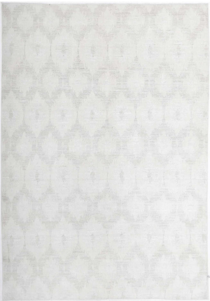 Afghan Ikat Rug 6' 1" x 8' 10" Hand-Knotted | No. AT50570