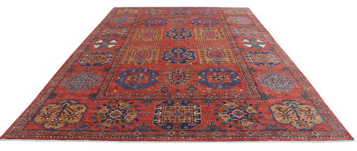 Afghan Humna Rug 10' 3" x 14' 4" Hand-Knotted | No. AT50713