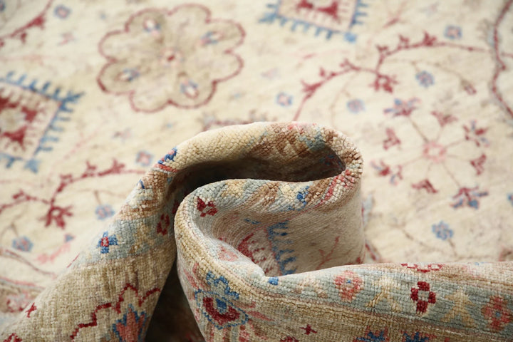 Afghan Ziegler Rug 5' 6" x 8' 3" Hand-Knotted | No. AT50819