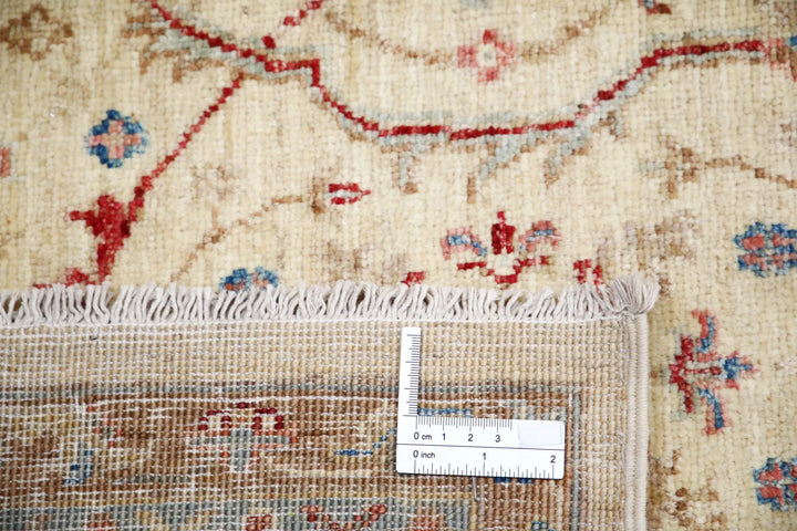 Afghan Ziegler Rug 5' 6" x 8' 3" Hand-Knotted | No. AT50819