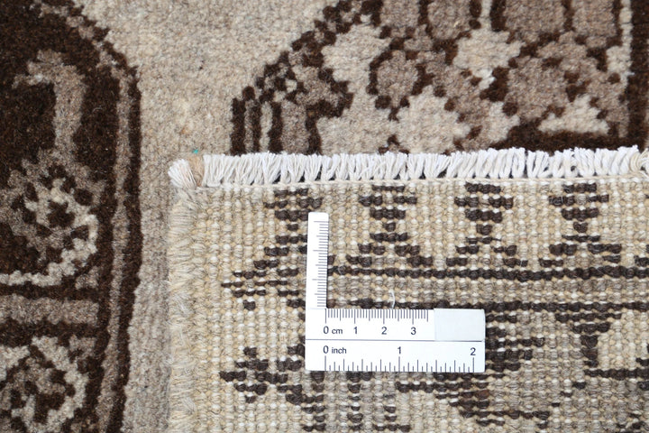 Afghan Akcha Revival Rug 4' 4" x 6' 1" Hand-Knotted | No. AT50914