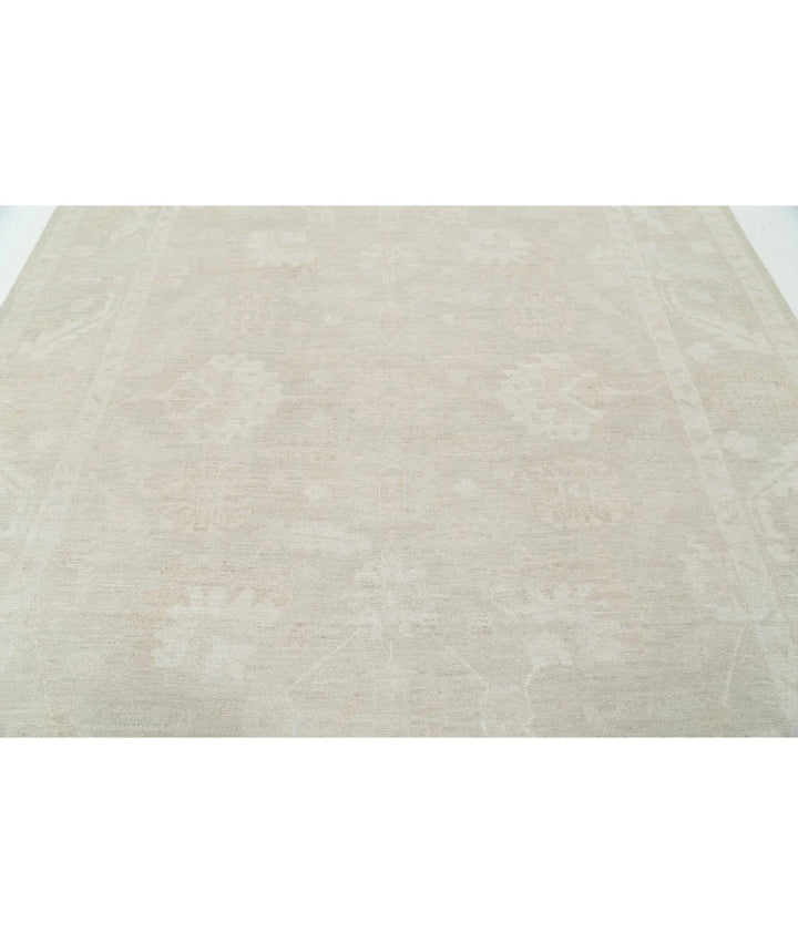 Afghan Oushak Rug 8' 5" x 9' 10" Hand-Knotted | No. AT50929