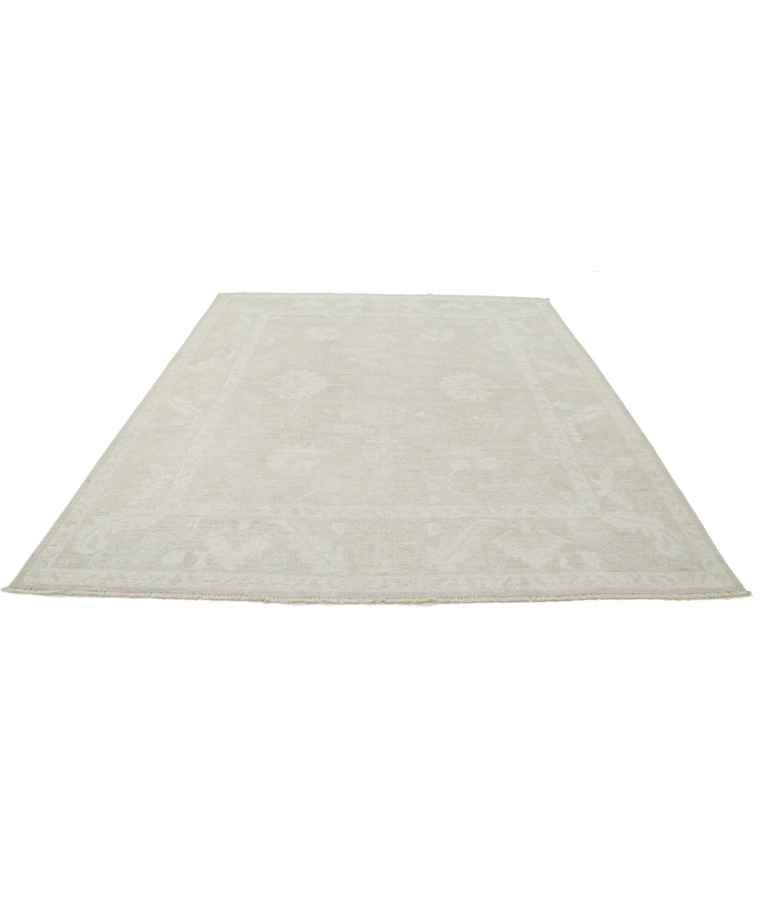 Afghan Oushak Rug 8' 5" x 9' 10" Hand-Knotted | No. AT50929