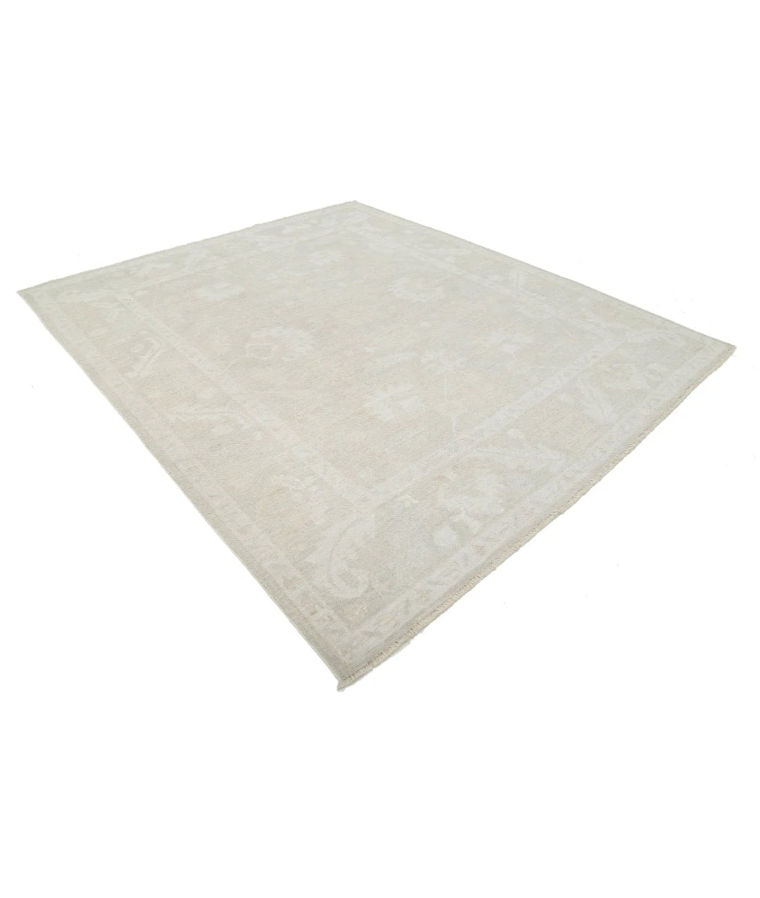 Afghan Oushak Rug 8' 5" x 9' 10" Hand-Knotted | No. AT50929