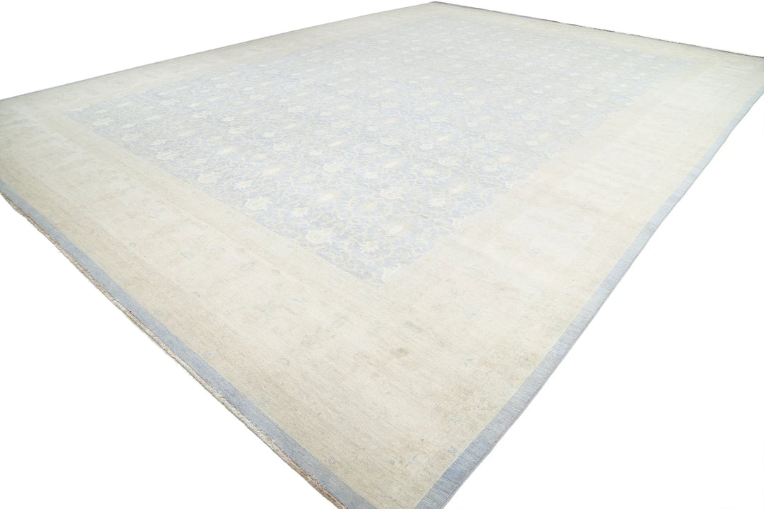 Afghan Serenity Rug 16' 0" x 21' 10" Hand-Knotted | No. AT50952