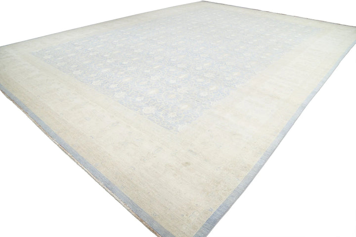 Afghan Serenity Rug 16' 0" x 21' 10" Hand-Knotted | No. AT50952