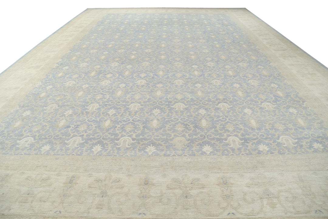 Afghan Serenity Rug 16' 0" x 21' 10" Hand-Knotted | No. AT50952