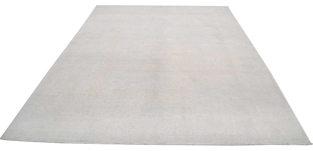 Ivory Afghan Ariana Rug 8' 1" x 9' 10" Hand-Knotted | No. AT50987