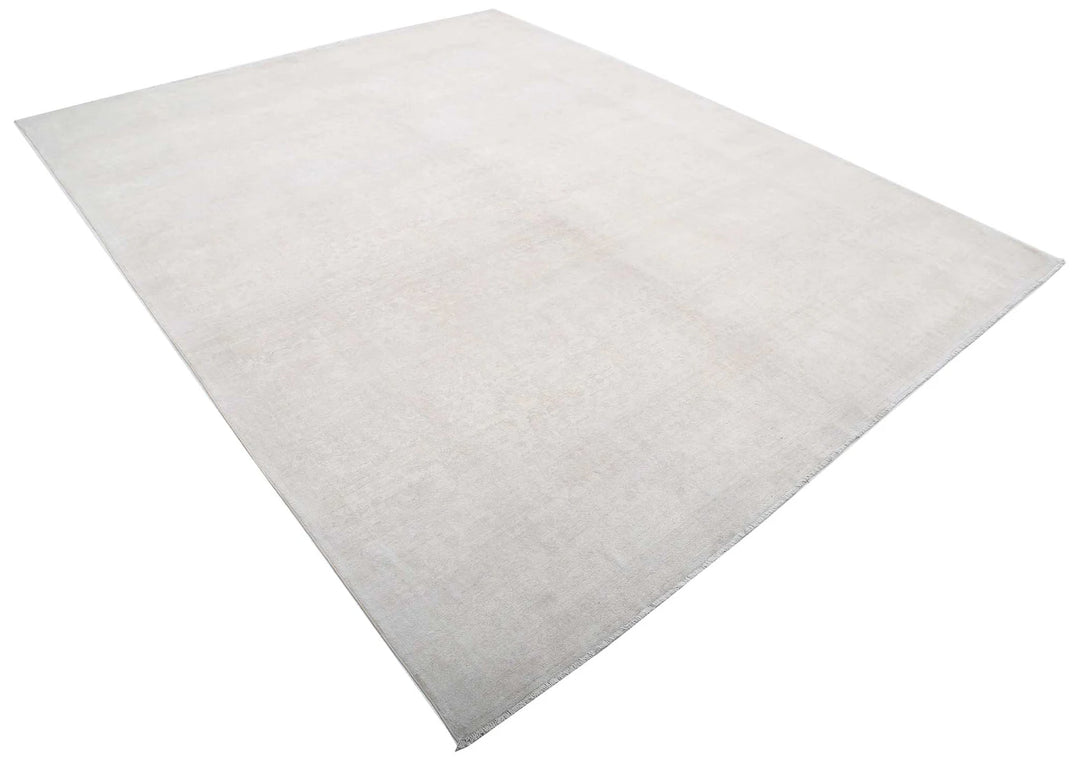 Ivory Afghan Ariana Rug 8' 1" x 9' 10" Hand-Knotted | No. AT50987