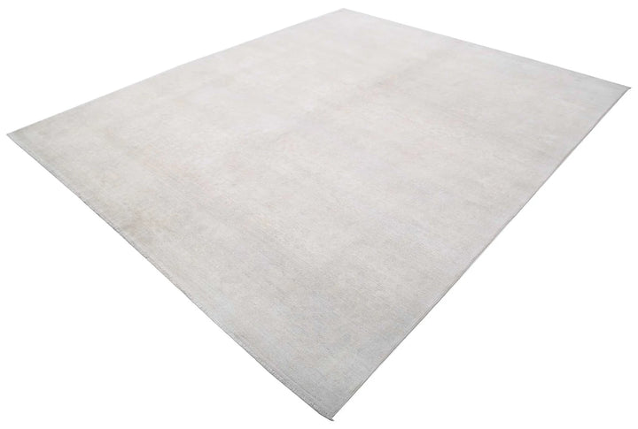 Ivory Afghan Ariana Rug 8' 1" x 9' 10" Hand-Knotted | No. AT50987