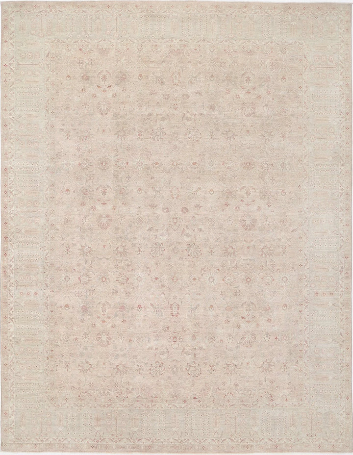 Afghan Serenity Rug 12' 6" x 16' 4" Hand-Knotted | No. AT51132