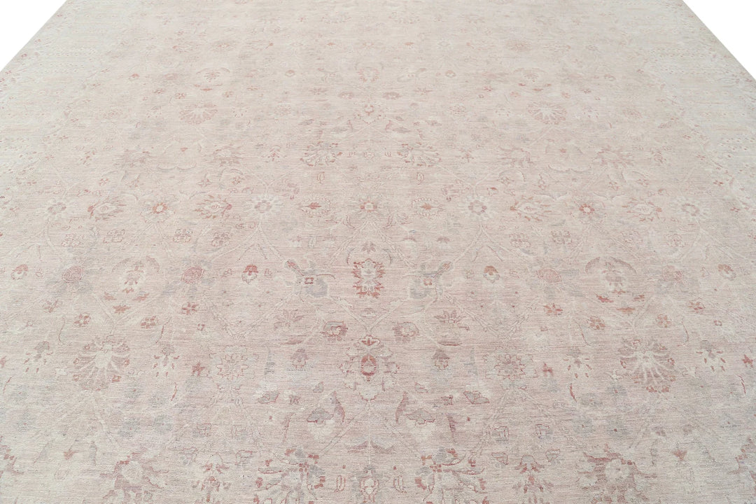 Afghan Serenity Rug 12' 6" x 16' 4" Hand-Knotted | No. AT51132