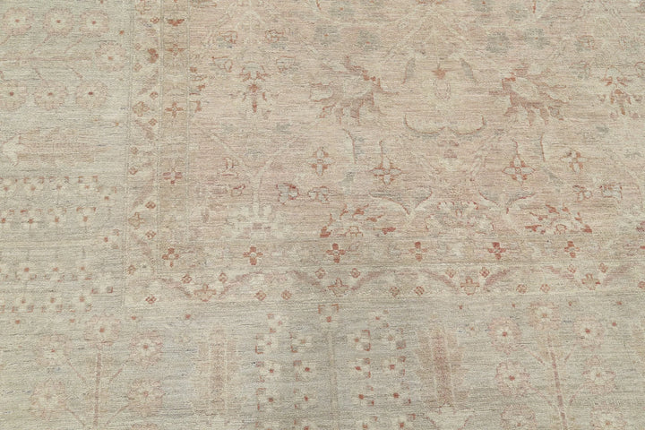 Afghan Serenity Rug 12' 6" x 16' 4" Hand-Knotted | No. AT51132