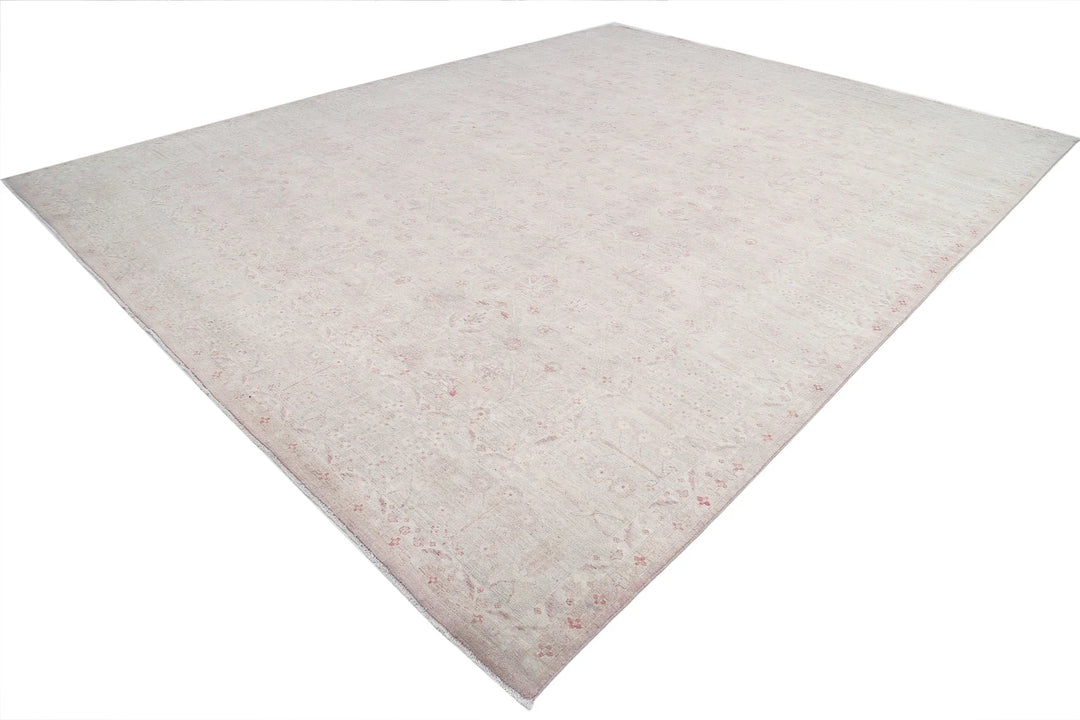 Afghan Serenity Rug 12' 6" x 16' 4" Hand-Knotted | No. AT51132
