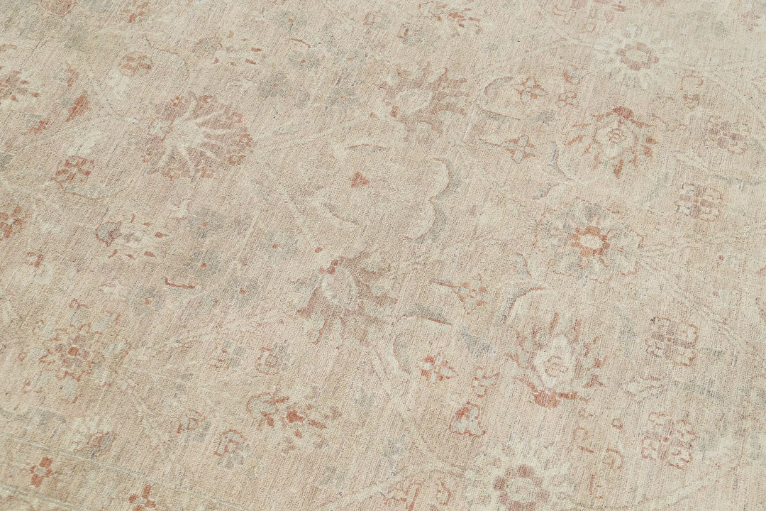 Afghan Serenity Rug 12' 6" x 16' 4" Hand-Knotted | No. AT51132