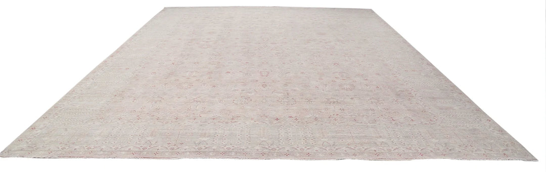 Afghan Serenity Rug 12' 6" x 16' 4" Hand-Knotted | No. AT51132
