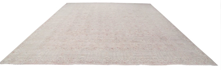 Afghan Serenity Rug 12' 6" x 16' 4" Hand-Knotted | No. AT51132