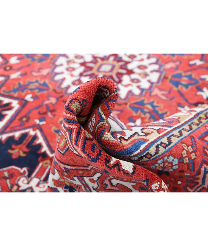 Persian Heriz Rug 8' 10" x 10' 11" Hand-Knotted | No. AT51155